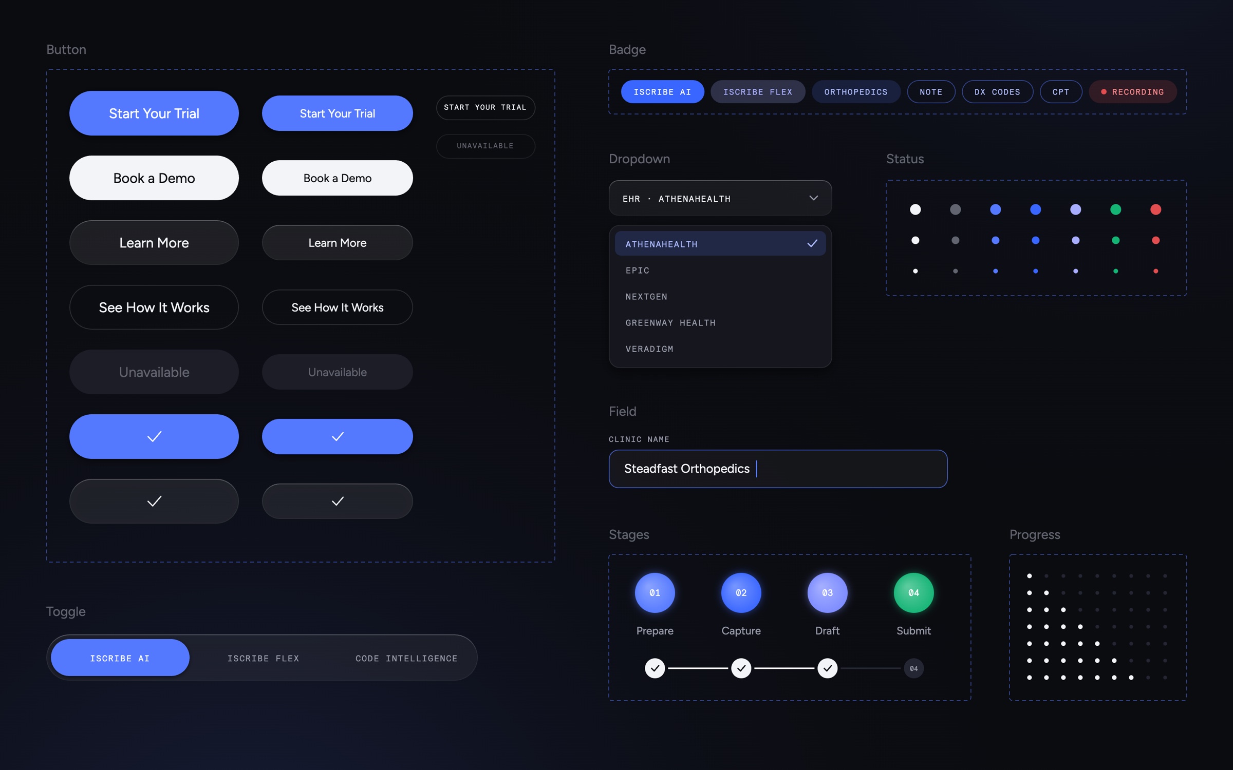 iScribe — Website — Product design